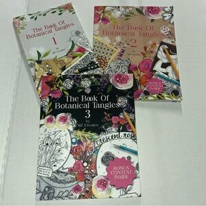 The Book of Botanical Tangles 3 book set